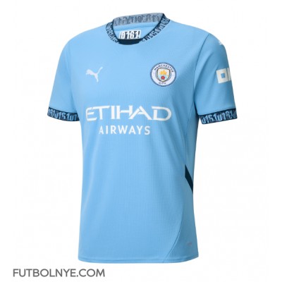 Camiseta Manchester City Kevin De Bruyne #17 Primera Equipación 2024-25 manga corta Camiseta Manchester City Kevin De Bruyne #17 Primera Equipación 2024-25 manga corta